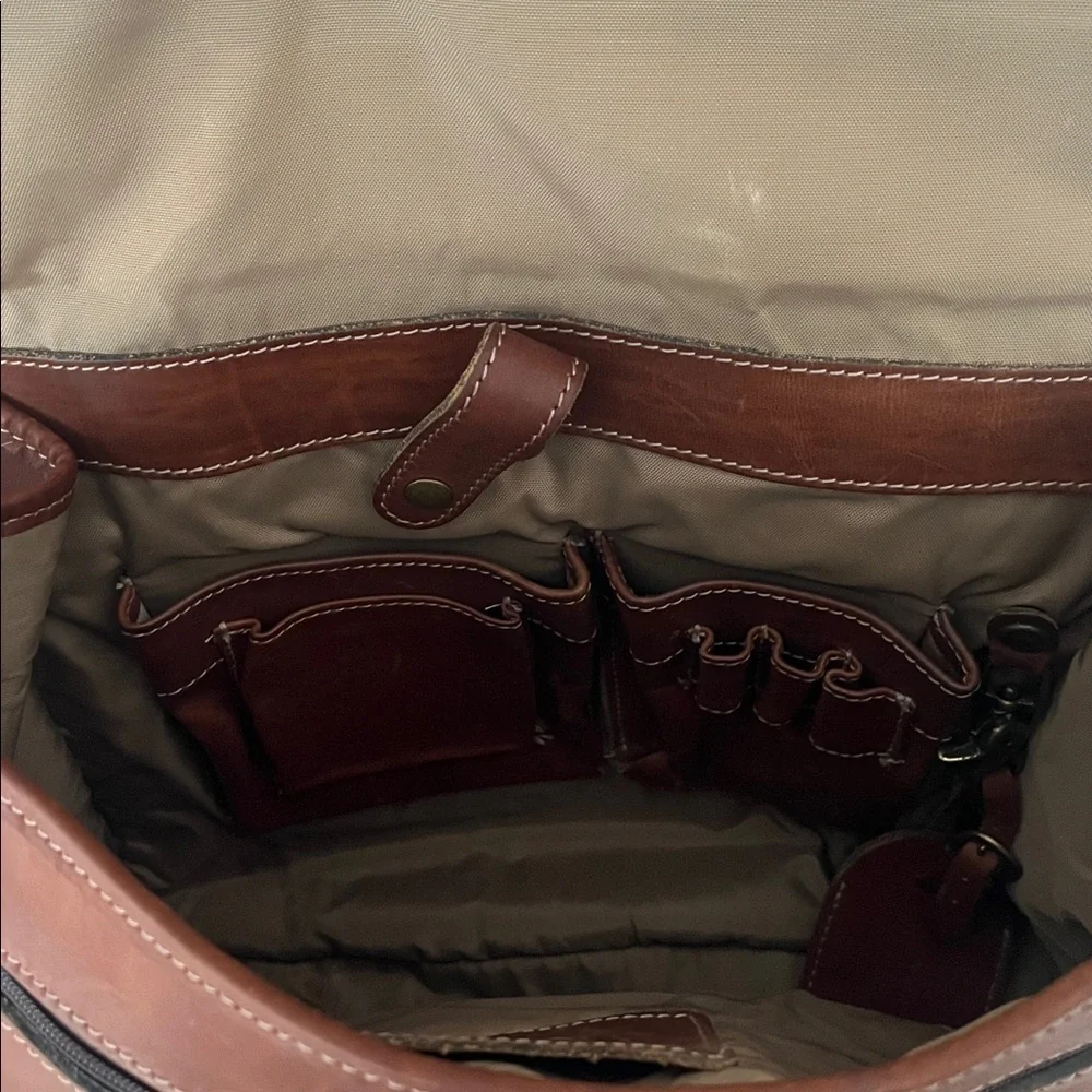 Korchmar Vintage Leather Messenger Bag Briefcase